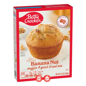 Betty Crocker Banana Nut muffin בטי קרוקר מאפין בננה להכנה