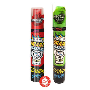 Brain Blasterz Spray ספריי סופר חמוץ בטעם תות או תפוח