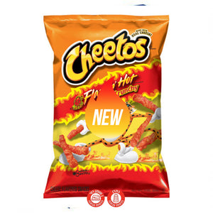 Cheetos flaming hot 226 gr. חטיף צ'יטוס קראנצ'י חריף אש