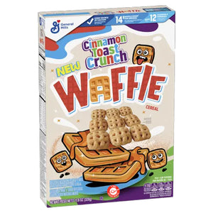 Cinnamon Toast Crunch Waffle דגני בוקר קינמון טוסט בצורת וופל בלגי