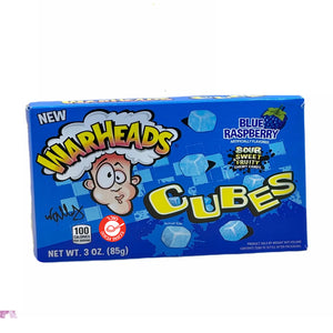 Warheads Cubes Blue Raspberry וורהאדס סוכריה רכה בטעם רסברי