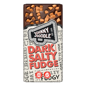 Johnny Doodle Dark Salty Fudge ג'וני דודל שוקולד מריר עם פאדג' מלוח