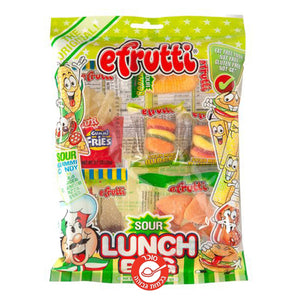 Efrutti Lunch Sour Gummies קיט סוכריות גומי חמוץ מארז ארוחת צהריים