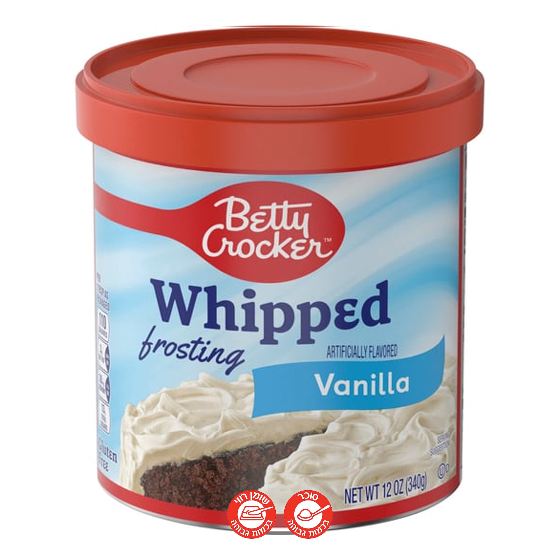 Betty Crocker Whipped frosting Vanilla ציפוי לעוגה בטי קרוקר בטעם וניל