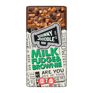 Johnny Doodle Milk Fudge & Brownie ג'וני דודל פאדג חלב ובראוני שוקולד