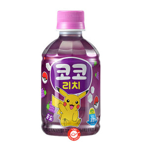 Lotte Chilsung Beverage Coco Rich Grape Flavor משקה עם ג'ל קוקוס בטעם ענבים