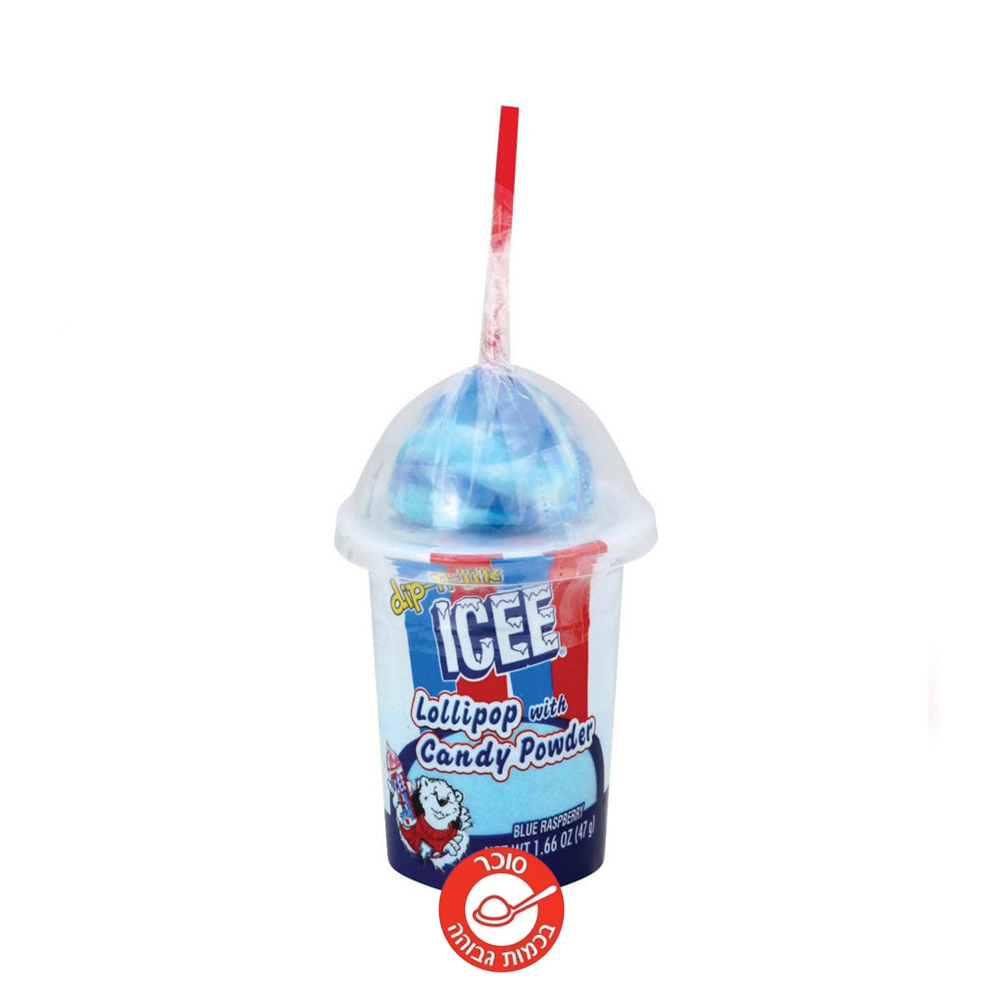 Icee Lollipop Candy Powder אבקת אייסי עם לקקן