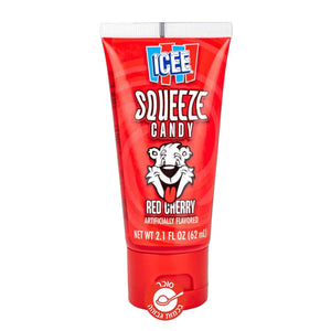 Icee Squeeze Candy Red Cherry אייסי דובדבן אדום בשפורפרת