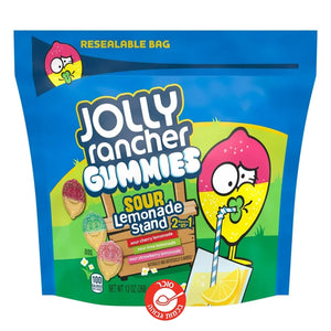 Jolly Rancher Gummies Sour Lemonade ג’ולי ראנצ’ר סוכריות לימונדה חמוצות חטיפים