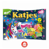 Katjes Party Woner-Land קטג'ס סוכריות גומי טבעוניות חד קרן