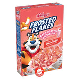 Kellog's Frosted Flakes Strawberry Milkshake קלוגס דגני בוקר מילקשייק תות