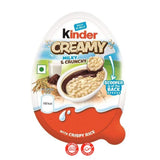 Kinder Creamy Milky And Crunchy קינדר קרם עם פצפוצים חדש!!! שוקולדים