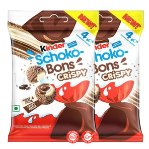 Kinder Schoko Bons 2X זוג בונבוני קינדר בונס קריספי