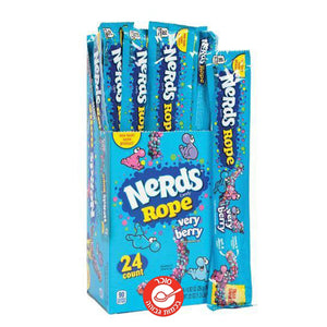 Nerds Very Berry Rope נרדס סוכריות בטעם אוכמניות במארז גלילי