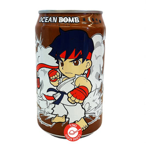 Ocean Bomb Apple Tea אושן בומב משקה יפני תוסס בטעם תה תפוח