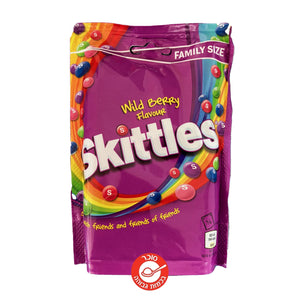 Skittles Crazy Wild Berry סקיטלס פירות יער אריזה משפחתית טעימים