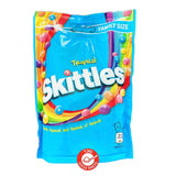 Skittles Tropical Family Pack סקיטלס טרופי אריזה משפחתית טעימים