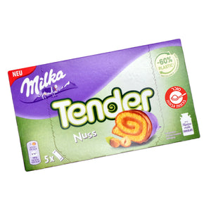 Milka Tender Nuss מארז עוגות ספוג של מילקה בטעם קרם אגוזים