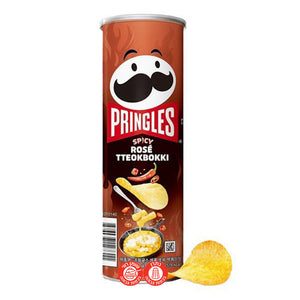 Pringles Rose TTEOKOBOKKI פרינגלס רוזה קוריאני חריף