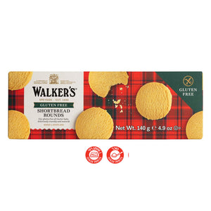 Walkers GF Shortbread Rounds עוגיות חמאה סקוטיות ללא גלוטן