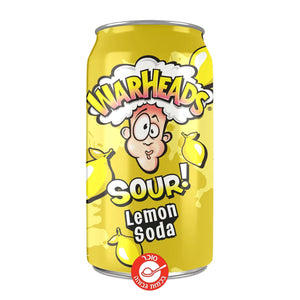 Warheads Lemon Soda וורהאדס משקה תוסס בטעם לימון סוכריות